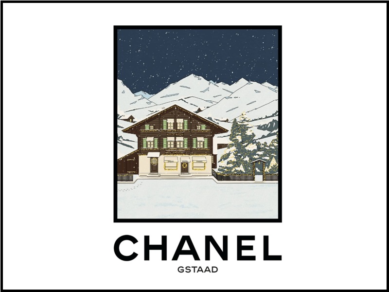 CHANEL takes ephemeral residence in Gstaad