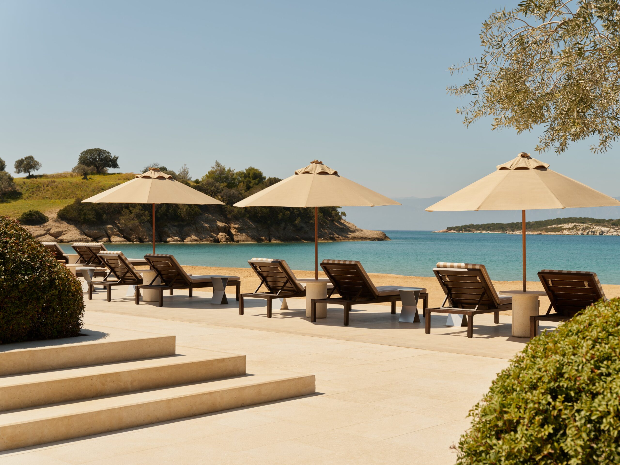 Amanzoe, Greece - Resort, Beach Club_1 Local lavendel is used at the Spa at Maslina Resort<br />