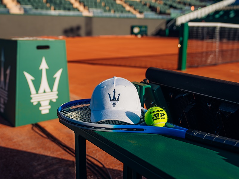 Maserati on the clay courts of the Rolex Monte-Carlo Masters